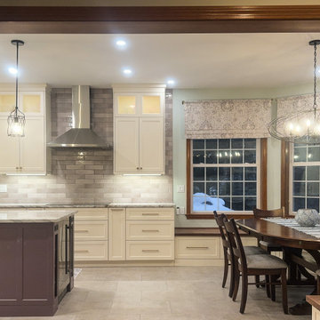 Open Floor Kitchen Remodel, Bristol, CT