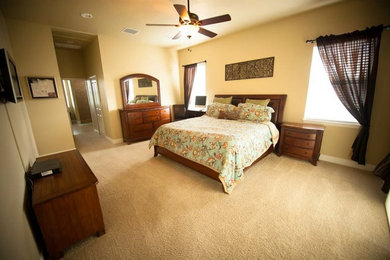 Inspiration for a timeless bedroom remodel in Tampa