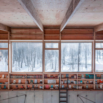 Black Cabin in the Woods — Custom European Wood Windows