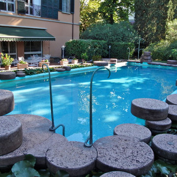 Giardino, piscina e serra Villa La Terrazza