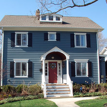 siding and front door