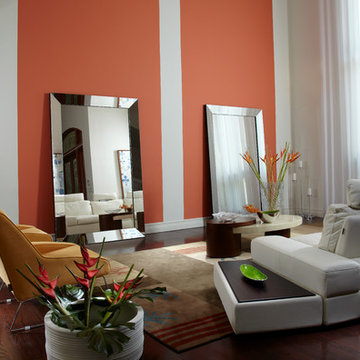 By J Design Group – Living room – Family room - Miami Interior Designers – Moder