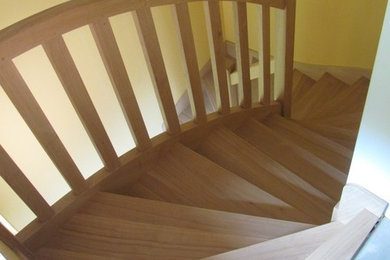 Inspiration pour un escalier traditionnel.