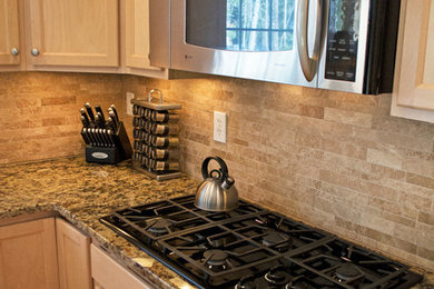 Arts and crafts kitchen photo in New York