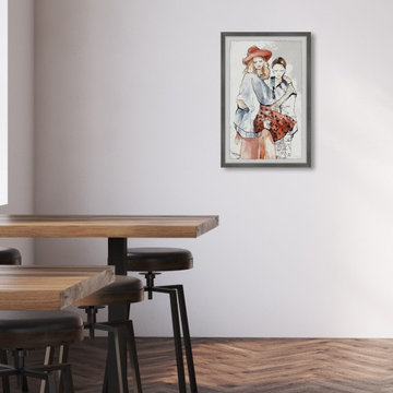 "The Stylish One" Framed Painting Print