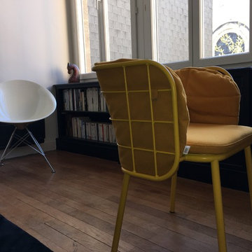 Relooking complet d'une chambre parentale dans une belle maison bordelaise