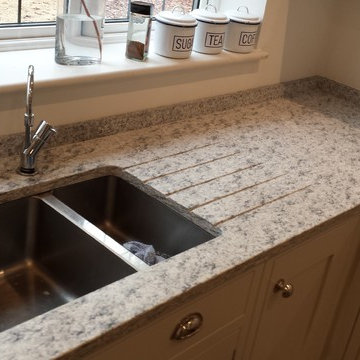 Guilford House in St. Cecilia White Satin granite 30mm