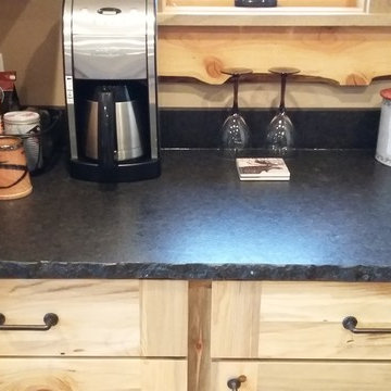 Black Pearl Satin Granite Kitchen Counter tops
