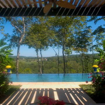 Wildwood MO- Vanishing Edge Pool and Courtyard
