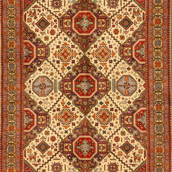 Persian Tabriz 4'9 X 6'7 - Area Rugs