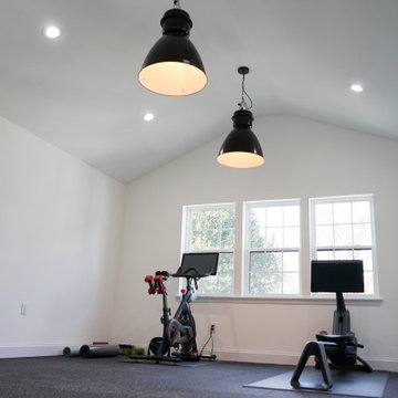 Alexandria, VA:  Detached Car Garage with a Second Floor Workout Room