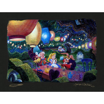 Disney Fine Art Mad Hatter's Tea Party by Harrison Ellenshaw