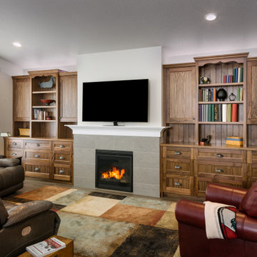 Timeless Black Walnut Built-ins