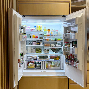 After: A Neat & Categorized Fridge with Space for Everything
