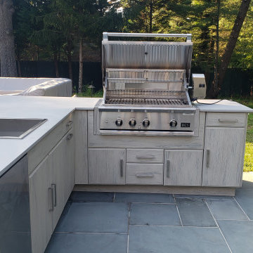 Super ready and functional for entertaining outdoors in Sag Harbor