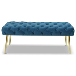 Midcentury Upholstered Benches by Jennifer Taylor Home
