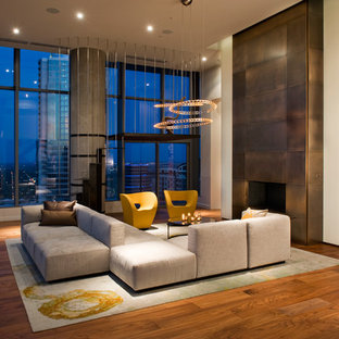 Bild på ett funkis vardagsrum