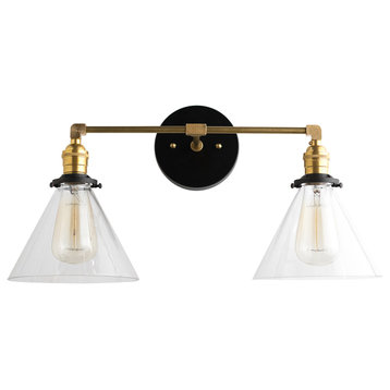 Modern Industrial Edison Bulb Vanity Light