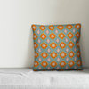 Imperial Pattern, Blue Throw Pillow, 20"x20"