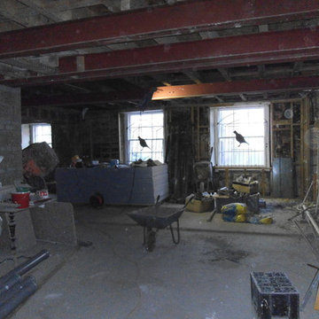 Jo's Kitchen - looking beyond bar (before)