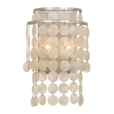 Crystorama Brielle 2-Light Sconce, Antique Silver