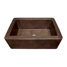 Beautiful hammered copper sink