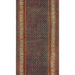 Noori Rug - Fine Vintage Distressed Ronny Blue/Beige Runner, 3'5x10'5 - Uniquely hand knotted, this Fine Vintage Distressed Ronny rug has been crafted using fine quality wool so it lasts for years to come. Subtle signs of wear to give it a personal touch making it a true one-of-a-kind.