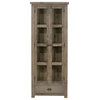 Slater Mill Pine Display Cupboard Cabinet