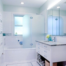 Greecian White Bathroom