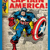 24x36 Captain America Cover Poster, Black Framed Version