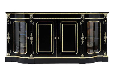 Elegant Black and Gold Furntiure