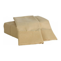 Dreamtex Home - Natalia Cavalletto Swirl Sheet Set, Gold, King - Sheet And Pillowcase Sets