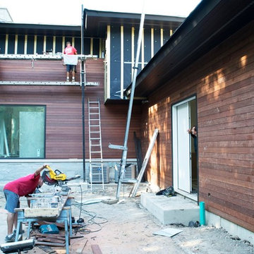 Massaranduba Wood Siding Installation - Highland Park, IL