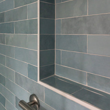 Blue Hues Bathroom Remodel