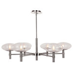 Access Lighting - Grand 6-Light Chandelier, Brushed Steel - Access Lighting is a contemporary lighting brand in the home-furnishings marketplace.  Access brings modern designs paired with cutting-edge technology. We curate the latest designs and trends worldwide, making contemporary lighting accessible to those with a passion for modern lighting.