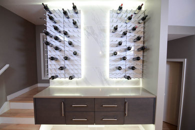 Inspiration for a contemporary home design remodel in Calgary