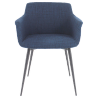 Ronda Arm Chair Blue, Set of 2