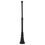 Hinkley - Hinkley Surface Mount Post 6638BK - This Surface Mount Post from Hinkley has a finish of Black and fits in well with any Transitional style decor.