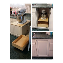 Mixer Lift and Pull Out Shelf - Kitchen Drawer Organizers