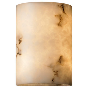 LumenAria Small Cylinder Wall Sconce, No Metal