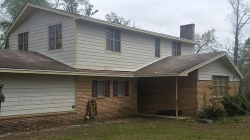 Color For Siding To Complement Peach Orange Yellow Brick