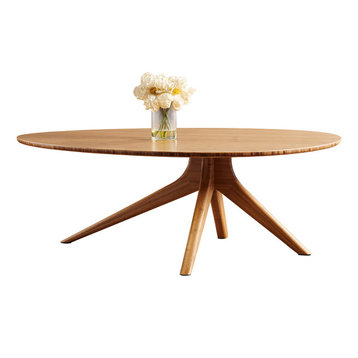 oval wood cocktail table