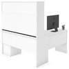 L-Shaped Desk in White