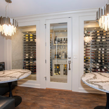 Modern East Lansing Wine Cellar