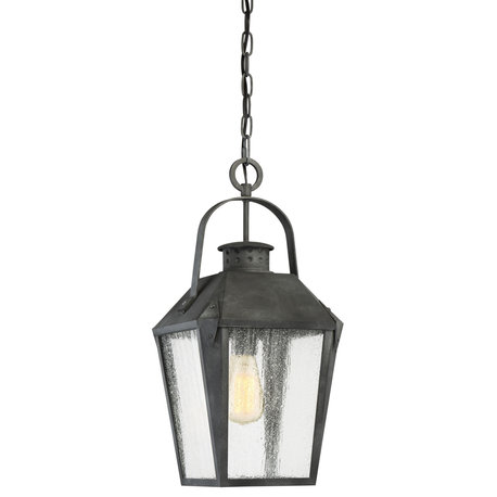 Quoizel CRG1910 Carriage 1 Light 10"W Outdoor Lantern Style - Mottled Black