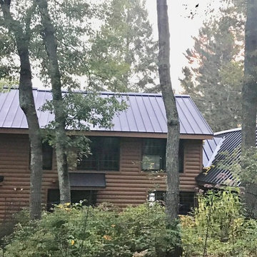 Gary’s Webster, WI Metal Roofing, VELUX Skylight, & LeafGuard® Project