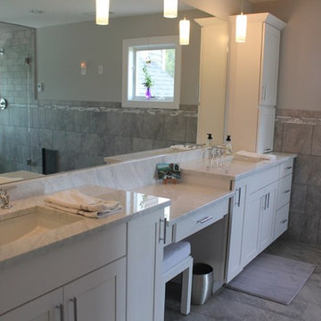 White Carrara Vanity