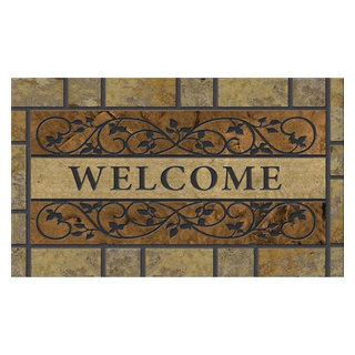 Courtyard Monogrammed Coco Door Mat