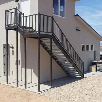 Exterior - Straight & Curved Staircases