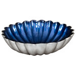 Julia Knight - Peony 12" Round Deep Bowl, Sapphire - Fill your home with beauty. Just like the Peony, Julia Knight��_s serveware pieces are beautiful, but never high maintenance! Knight��_s romantic Peony Collection is known for its signature scalloped edges that embody the fullness, lushness and rounded bloom of nature��_s ��_Queen of Flowers��_. The Peony has been cherished for centuries and is known worldwide for symbolizing prosperity, honor, good fortune & a happy marriage! Handcrafted and painted by artisans, this 12��_ Round Deep Bowl is a great piece for salads, pastas or rolls! Mix and match all of the remarkable colors in the Peony Collection or pair with pieces from Julia Knight��_s Floral, Classic or By the Sea Collections!